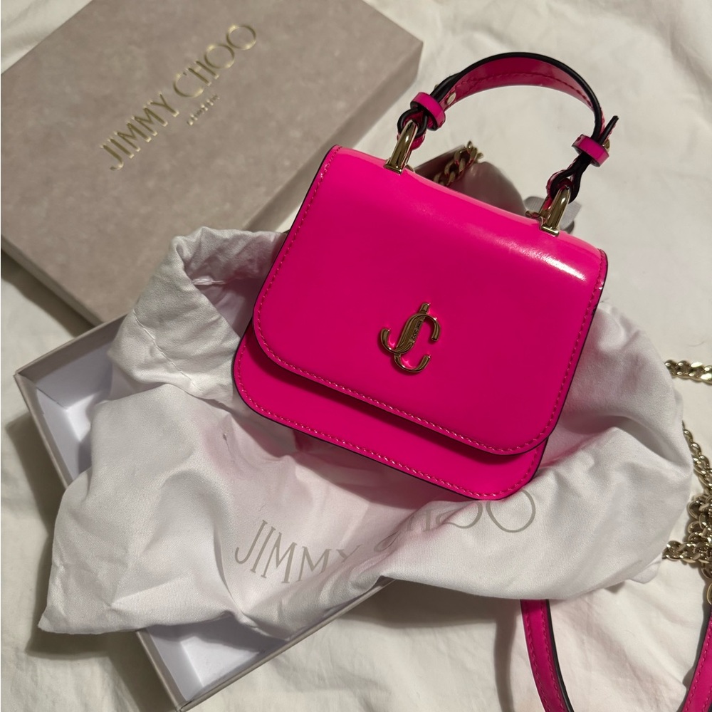 Jimmy Choo Pink Crossbody Bag